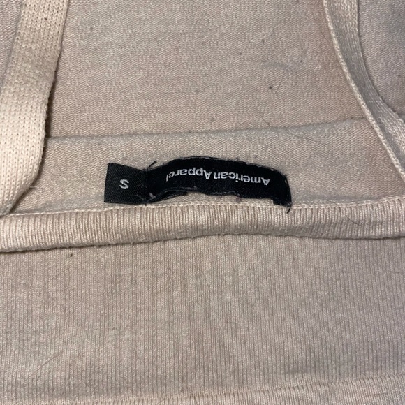 American Apparel Tan Knit Crop Top - Picture 4 of 4